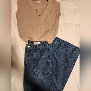 Universal Thread Wide Leg High Rise Jean